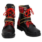 Twisted Wonderland Epel Felmier Black Boots Cosplay Shoes Halloween Props